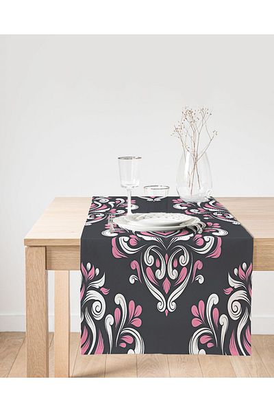 Realhomes Runner modern din piele intoarsa cu imprimare digitala cu design special