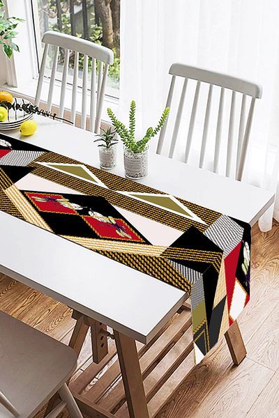 Realhomes Μοντέρνο Suede Runner με ψηφιακή εκτύπωση ειδικής σχεδίασης