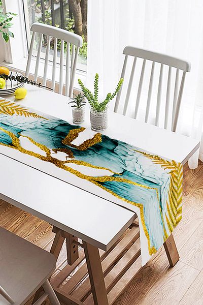Realhomes Μοντέρνο Suede Runner με ψηφιακή εκτύπωση ειδικής σχεδίασης