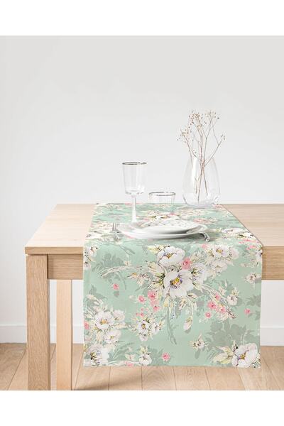 Realhomes Renkli Zemin Üzerinde Çiçek Desenli Dijital Baskılı Özel Tasarım Sü...