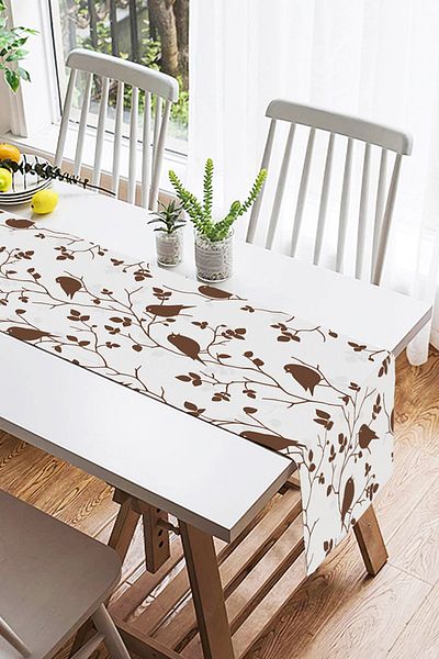 Realhomes Real Homes Digital Printed Special Design Suede Runner