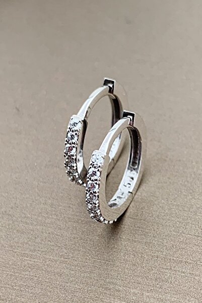 Seda Mücevherat Taşlı Halka Küpe