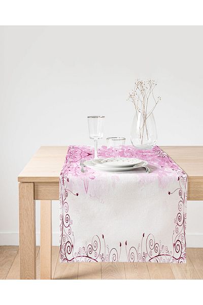 Realhomes Προσαρμοσμένη σειρά Digital Printed Modern Suede Runner