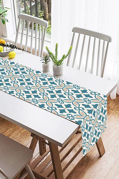 Realhomes Runner modern din piele intoarsa cu design special Livense