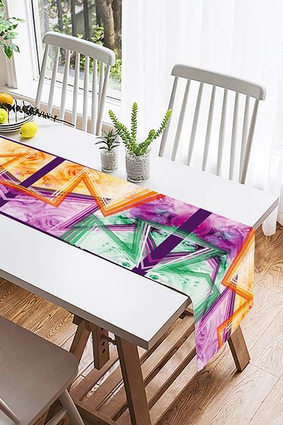 Realhomes Μοντέρνο Suede Runner με ψηφιακή εκτύπωση ειδικής σχεδίασης