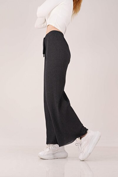 daria Dámská zakouřená košilka s širokými žebrovanými kalhotami