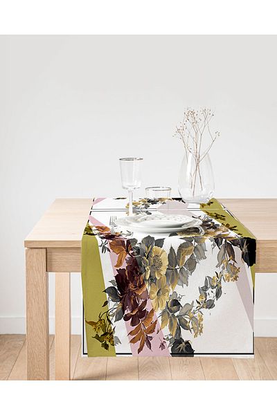 Realhomes Μοντέρνο Suede Runner με ψηφιακή εκτύπωση ειδικής σχεδίασης