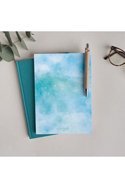Bikutumutluluk Gift - Unlined Notebook Series - N053 Blue Clouds Notebook
