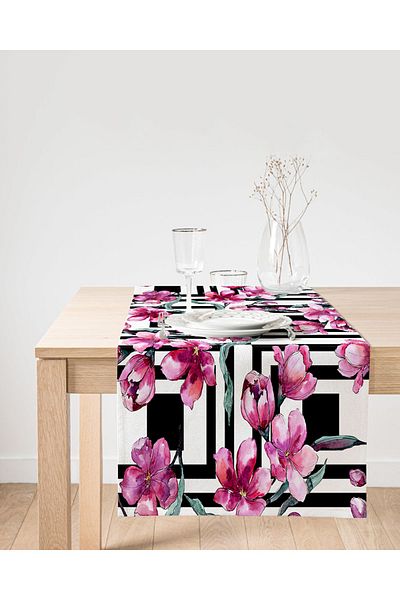 Realhomes Μοντέρνο Suede Runner με ψηφιακή εκτύπωση ειδικής σχεδίασης
