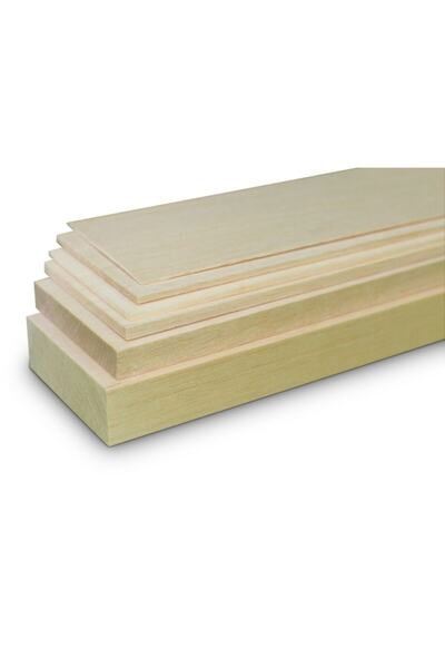 Genel Markalar Balsa Levha 10x100cm 5mm 3'lü Paket