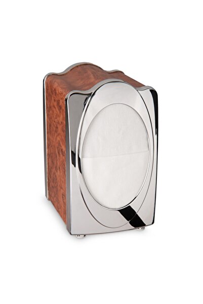 5DM Ahşap - Krom Kaplama Fantastik Dik Peçetelik