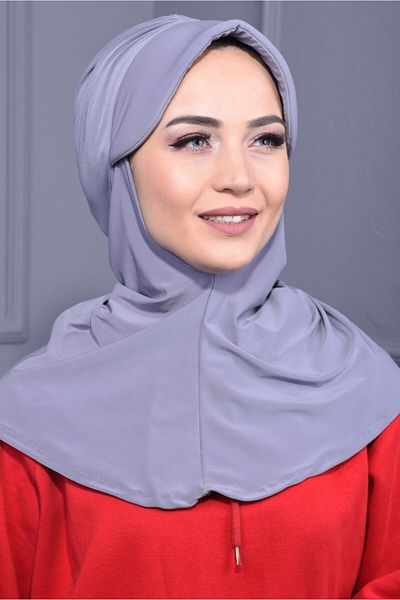 Nowa Scarf Sports Hat Scarf Gray Suitable for Use in Pool
