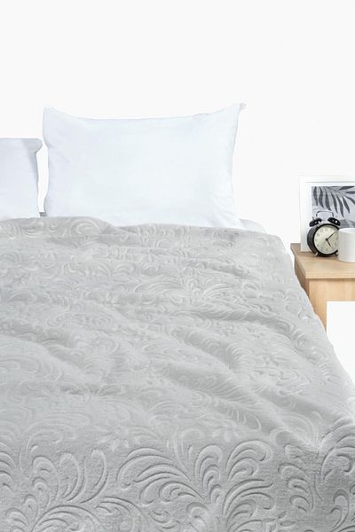 NESHBA Spring Soft Double Embos Blanket 3 kg - Gray