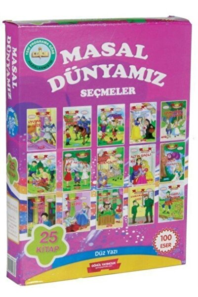 GÖNÜL YAYINCILIK 100 Temel Eserden Seçme Masal Dünyamız (25 Kitap)
