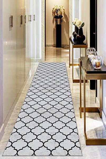 Viva Home Kaymaz Tabanlı Kesme Rulo Yolluk Fas Desen Ar301