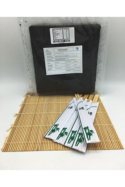 Gurmenet deco 50 Yaprak Sushi Yosunu Ekonomik Mini Sushi Seti