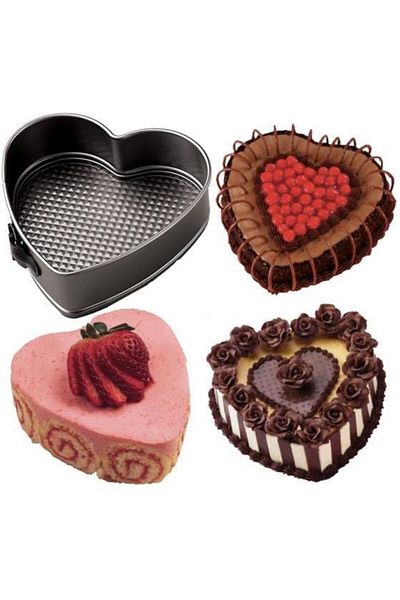 KAISER Black Heart Cake Mold 621401   22 cm
