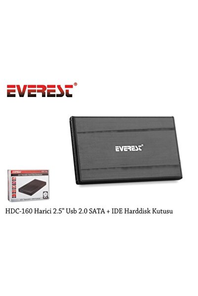 Everest HDC-160 Harici 2.5" Usb 2.0 SATA + IDE Harddisk Kutusu