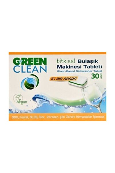 Green Clean أقراص عشبية لغسالة الأطباق 30 قطعة