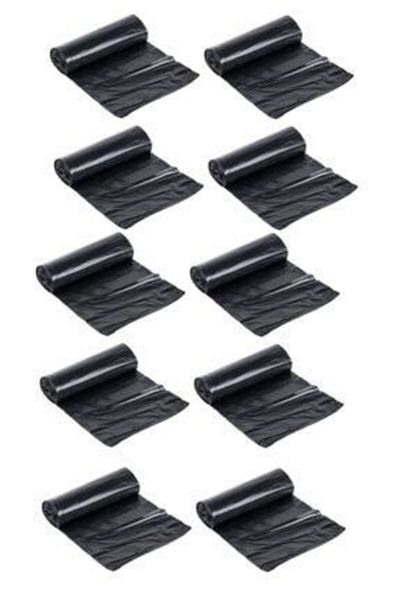 Miopack Roll Garbage 80 X 110 Premium Garbage Bag 500 Gr Black 10 Pack of 10
