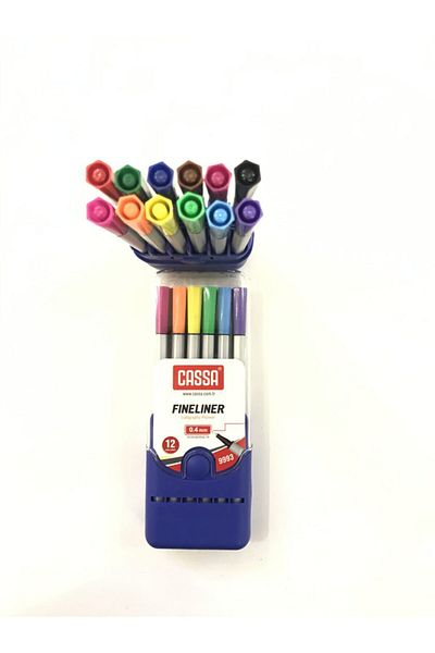 Cassa Fineliner Pen 0.4mm 12 pcs