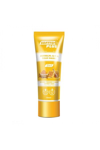 Softto Plus 100 Ml Turmeric and Honey Extract Herbal Mask