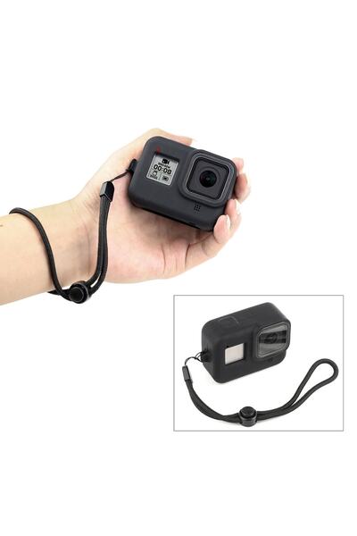 Knmaster Gopro Uyumlu Hero 8 Black Koruyucu Silikon Kılıf