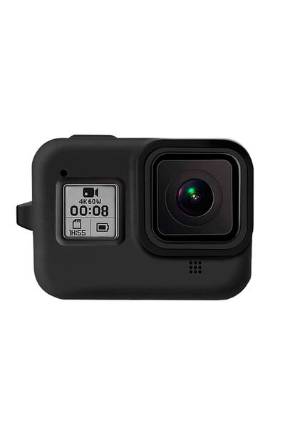 Knmaster Gopro Uyumlu Hero 8 Black Koruyucu Silikon Kılıf