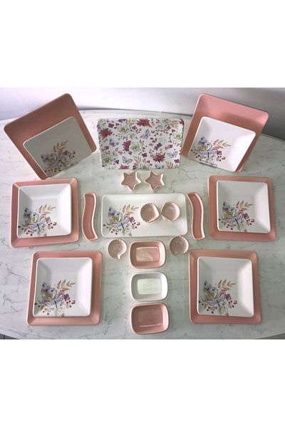 Keramika Spring Breakfast Set 25 Pieces