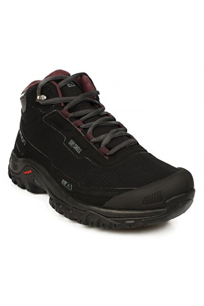Salomon Unisex Siyah Bağcıklı Bot 376873 Shelter Cs Wp W