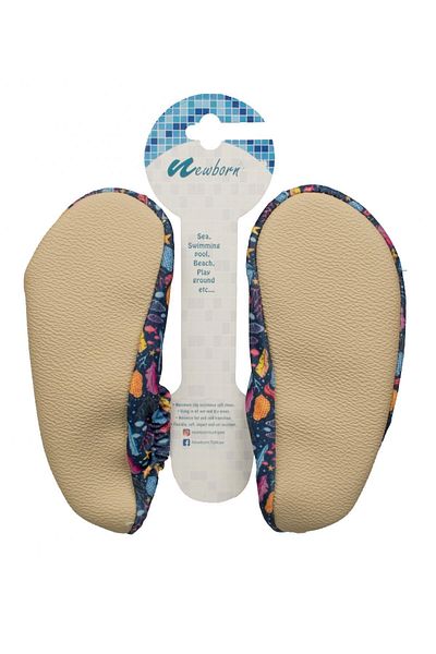 Newborn NAQ4011 Pantofi pentru piscină de mare colorați pește galben pentru copii