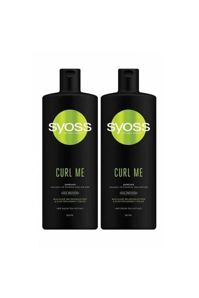 Syoss Curl Me 500 ml 2 Pack Short Hair Curling Shampoo