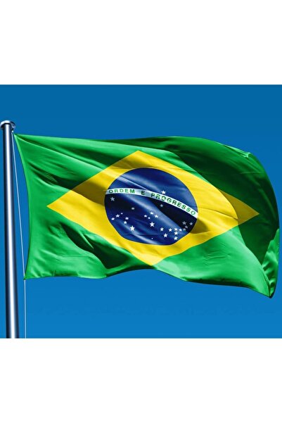 Fors Bayrak Brezilya Gönder Bayrağı Raşel Kumaş 150x225cm
