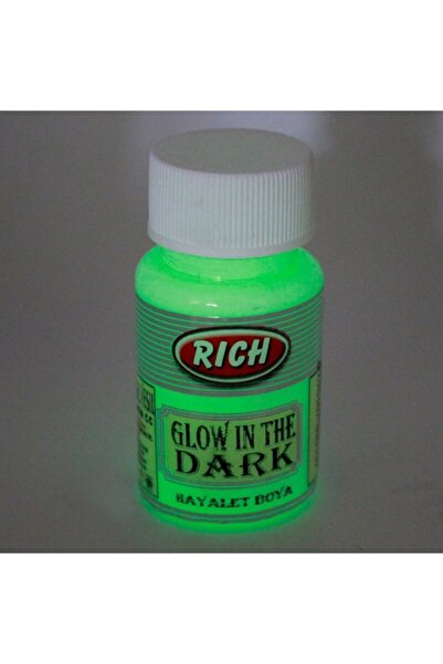 Rich Karanlıkta Parlayan Hayalet Boya Glow In The Dark 3004 Yeşil 50 Cc