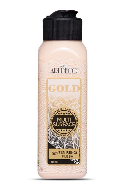 Artdeco Gold Multi Surface Satin Akrilik Boya 140ml Ten Rengi