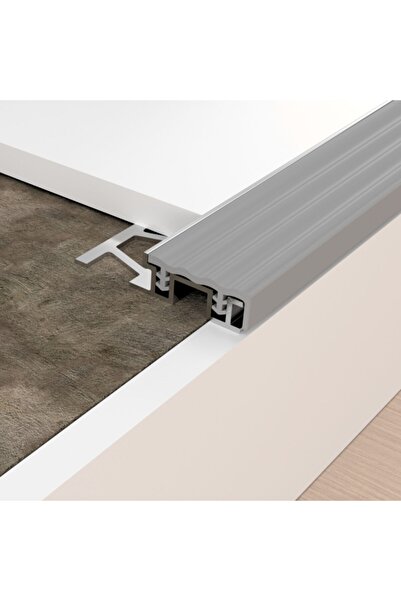 Ankadex 25mm Genişlikte 10mm Yükseklikte Seramik Altı Gri Fitilli Merdiven Bu...