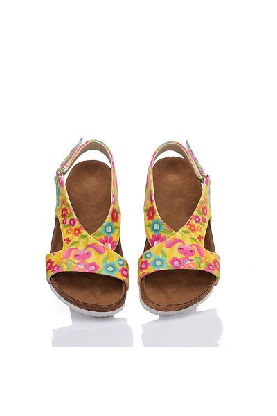 Streetfly Unisex Kids Yellow Sandals