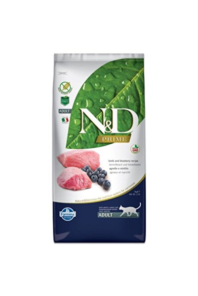 N&D Nd Tahılsız Kuzu Etli Ve Yaban Mersinli Yetişkin Kedi Maması 1,5 Kg