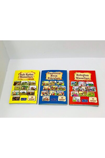 Parıltı Yayıncılık Parıltı Yayınları 1.sınıf Türk Çocuk Klasikleri 30 Kitap Set Dede Korkut -Nasrettin Hoca -Keloğlan