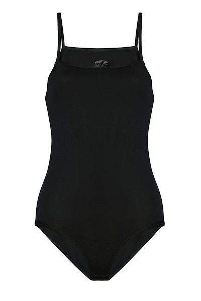 Şahin Body de damă cu curele de frânghie neagră Shnd504
