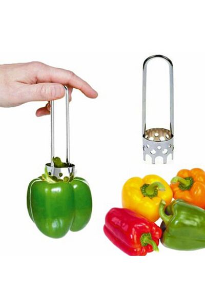 Adil Baba Gray Steel Stuffed Pepper Pumpkin Corer