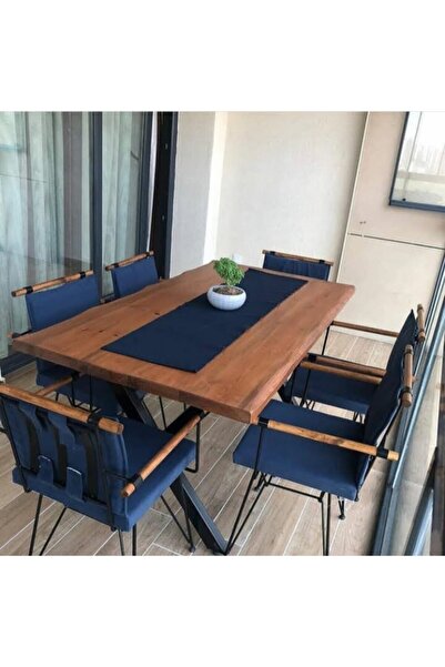 Genel Markalar Kütük Masa Penyez Sandalye Takımı