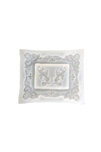 Eminonutoptanci Epoksi Silikon Kalıp Fotoğraf Çerçevesi Yapraklı 9.5X11 CM