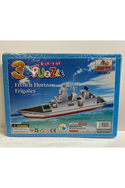 Dıy Toy/Taba Grup 3 Boyutlu Savaş Gemisi Puzzle