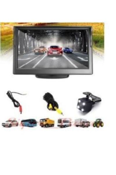 AUDİOMAX 4.3 Inç Monitör + Araç Geri Görüş Park Kamerası Mx 37