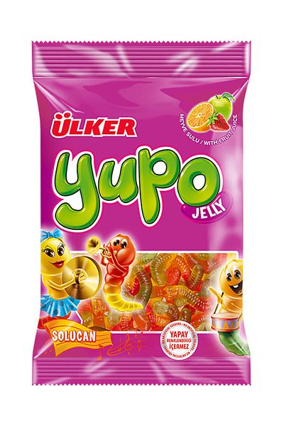 Ülker Yupo Jelly Worm - 80 Grams