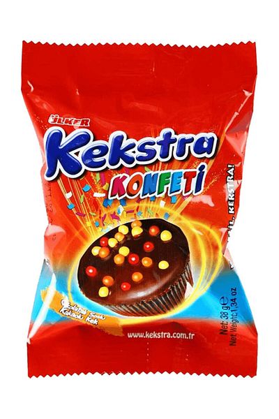 Ülker Kekstra Confetti Muffin Cocoa Cake 38 g