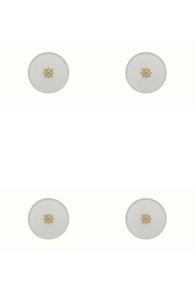Porland Arabesque Pattern Flat Plate 21cm Set of 4