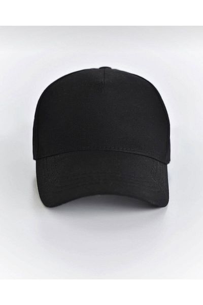 Buzzra Store Unisex Black Plain Cap Hat