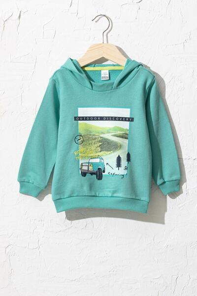LC Waikiki Erkek Bebek Mat Yeşil Ghl Sweatshirt